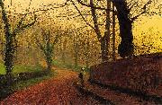 Atkinson Grimshaw, Stapleton Park near Pontefract